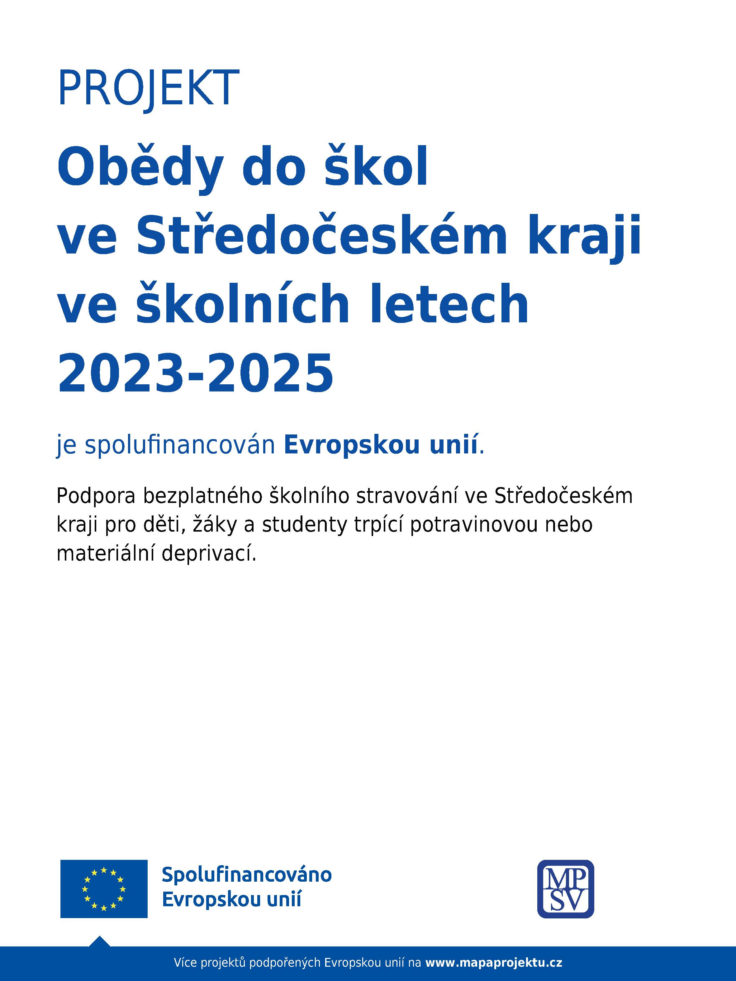 Projekt EU "Obědy do škol"